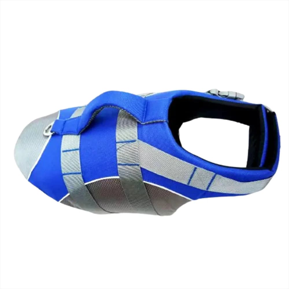 Pet Supplies Reflective Dog Life Jacket Breathable Enhanced Buoyancy Pet Safety Vest Adjustable Oxford Cloth Dog Swimsuit Beach