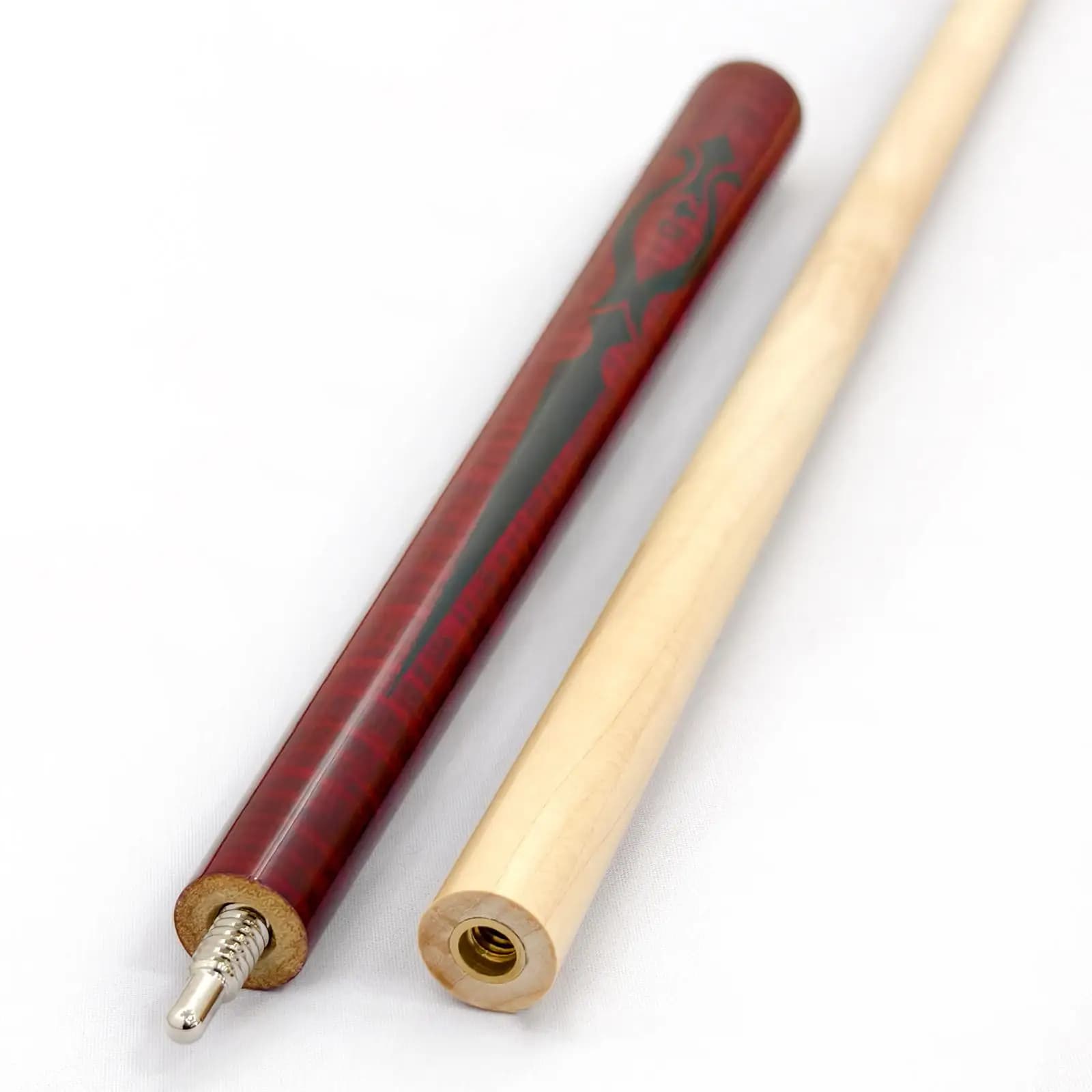 Professional Jump Cue Pool Stick Wood Large Tip Split Rod Practice Starter Training Equipment for Billiard Home