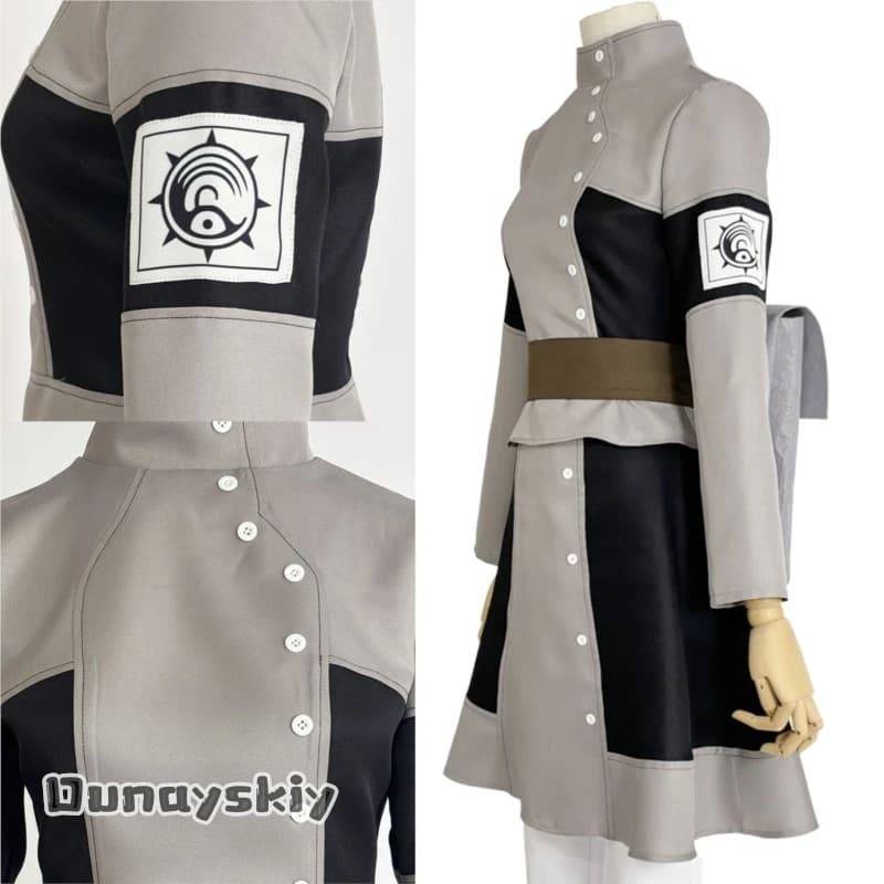 Costume Cosplay Gachiakuta Aesha Stilza with Gears Mechanical aBcAzO@ for Men and Women, Outfit for Games and Characters Souls