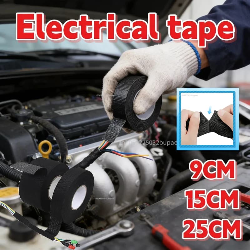Nastro isolante elettrico Nastro in tessuto automobilistico Nastro fonoassorbente Nastro adesivo resistente al calore Nastro sigillante impermeabile