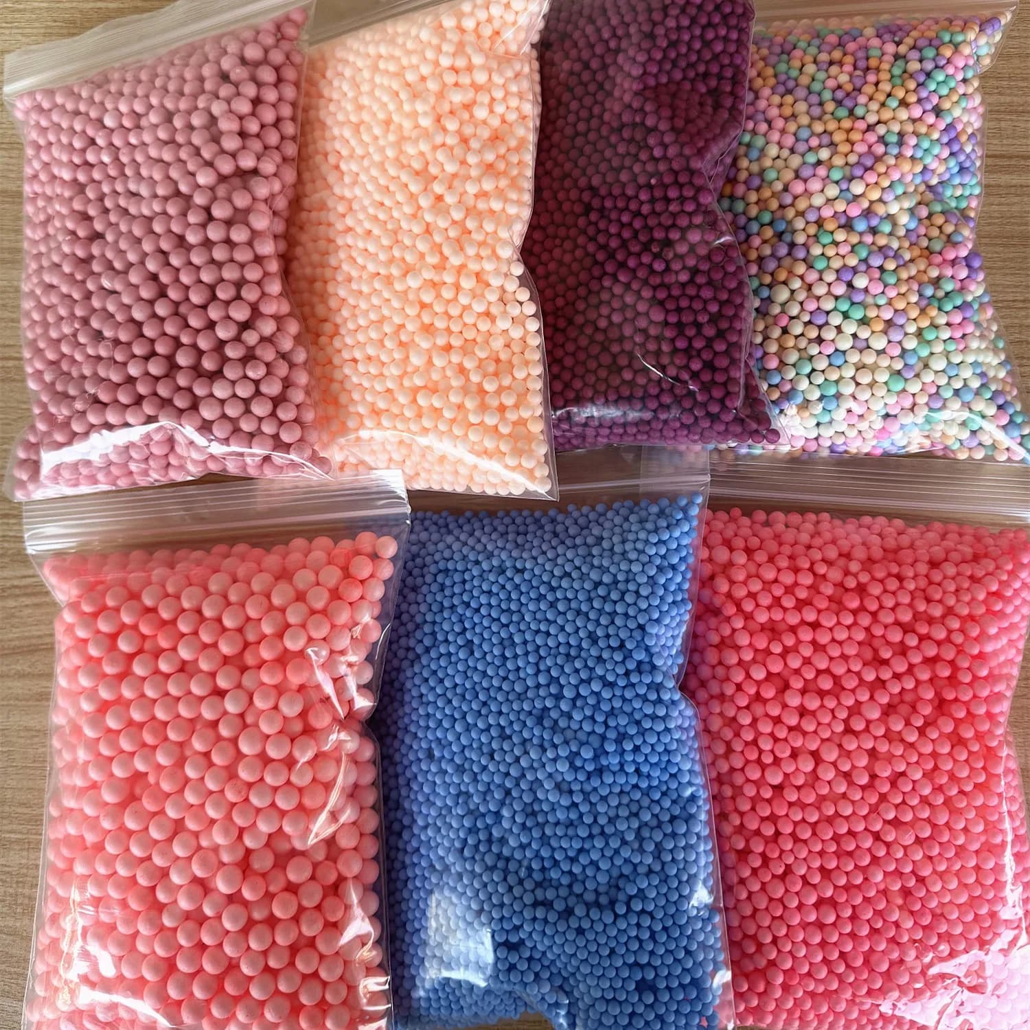 13g Polystyrene Filler Polystyrene Balls Bottle Snow Mud Accessory DIY Small Small Foam Pearls For Gift Box Decoration