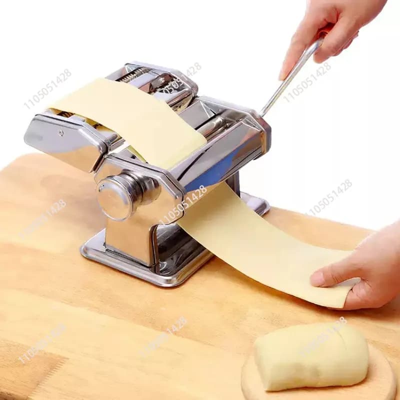 Professional Homemade Stainless Steel Manual Noodle Maker with Adjustable Thickness Setting Noodle Machine/pasta