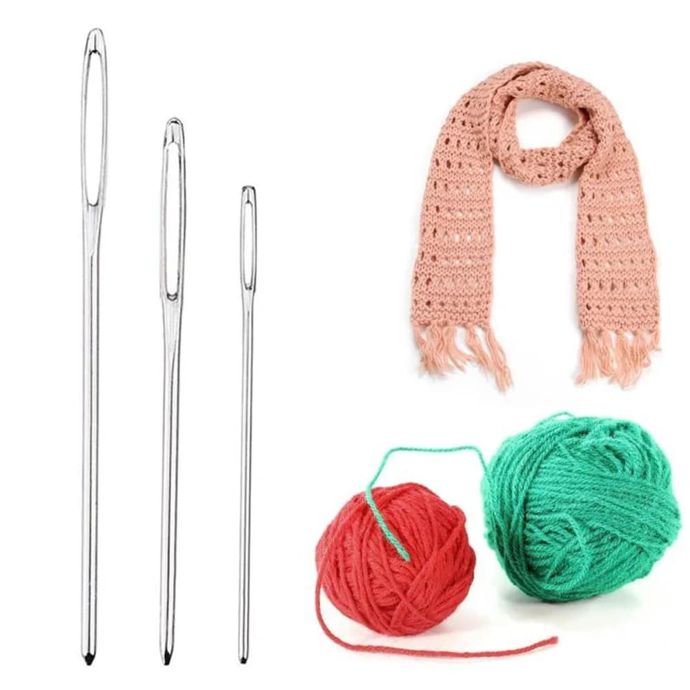 Craft Handmade Stitch Darning Stitchery Leather Sewing Accessories Knitting Needle Sewing Needles Embroidery Tool