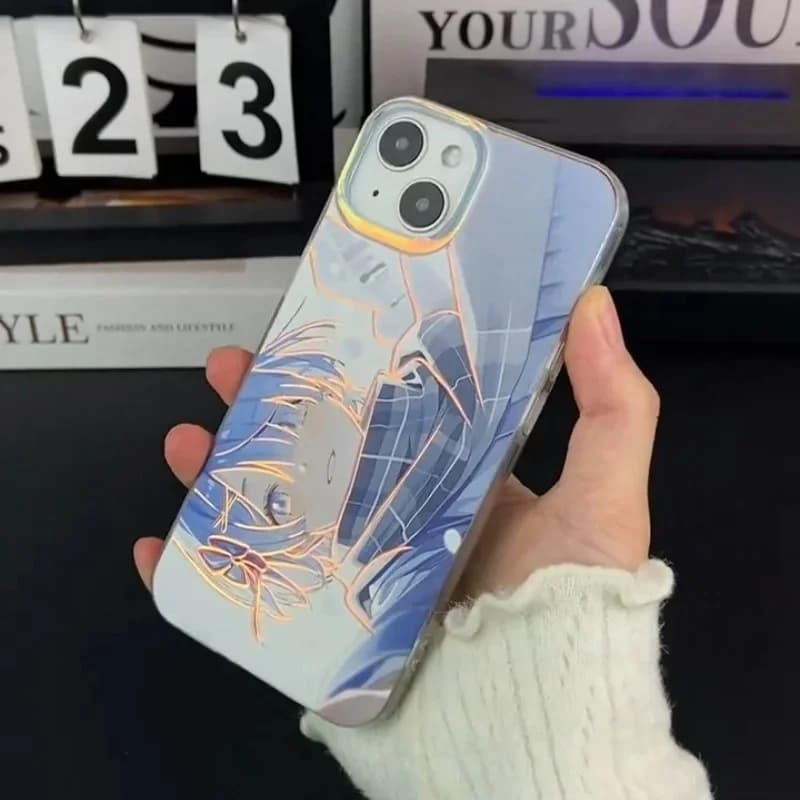Japan Anime Girl world Scarf Rem Phone Case for iPhone 11 12 13 14 15 16 17 Pro Max Plus Air Life different zero Aurora Cover