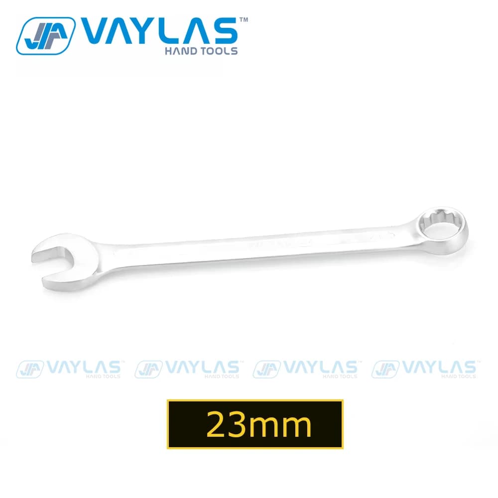 23mm Open Box End Combination Wrench All-Purpose Master Cr-V Opened Ring Combo Spanner for General Household Garage Auto Repairs