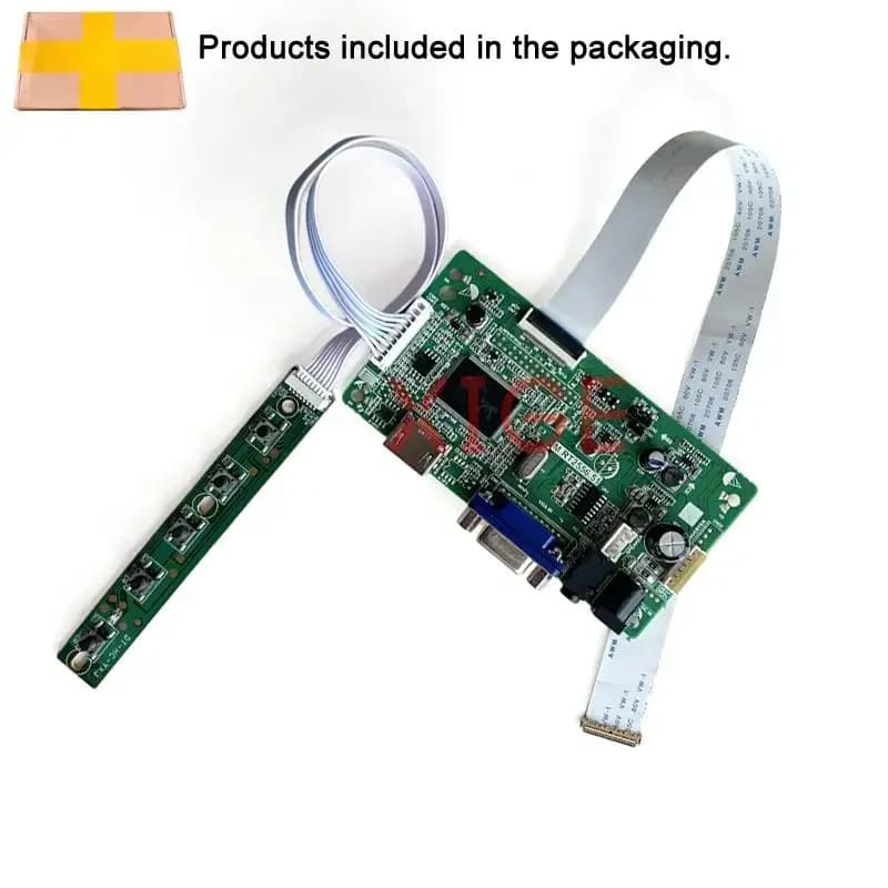 Per B156XTN01 B156XTN04 B156XTN03 B156XTN02 Scheda Controller Dello Schermo Kit FAI DA TE Monitor Del Computer Portatile EDP 30 Spille 1366x768 HDMI + VGA 1366*768