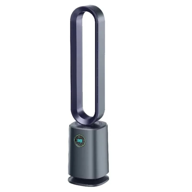 Nuovo Purificatore d'Aria a Torre Senza Pale, Ventilatore da Pavimento Caldo/Freddo con Filtro PM2.5, Purificatore d'Aria per Interni