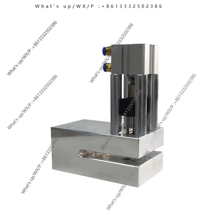 Three small ventilation holes pneumatic punching machine for rice packing bags