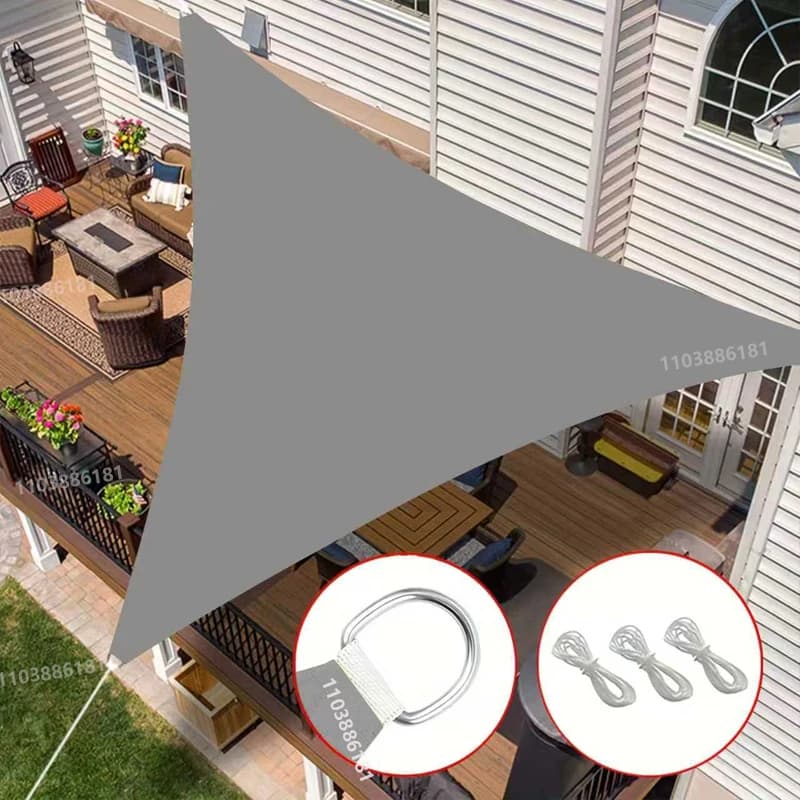 Sunshade sail UV blocking sunshade canopy sunshade, outdoor terrace swimming pool beach backyard garden sunshade tent