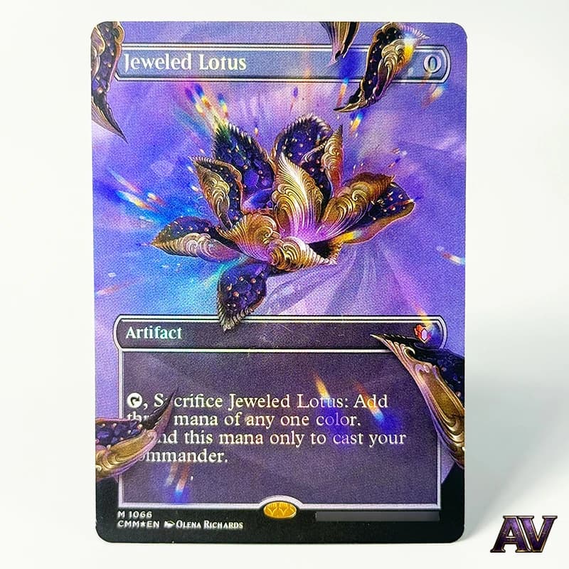 Carta con lamina n. 1066 Carte Proxy Magiche Istantanee Masters Senza Bordo con Gioielli, Collezione Hobby per Carte da Collezione