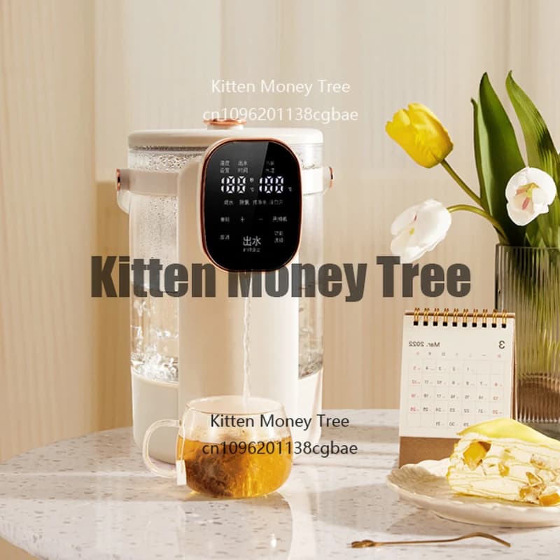 Home Thermostatic Kettle, All-in-One Intelligent Electric Kettle, Dry Anti-Eboiling Kettle, Small Smart Tea/Coffee Maker