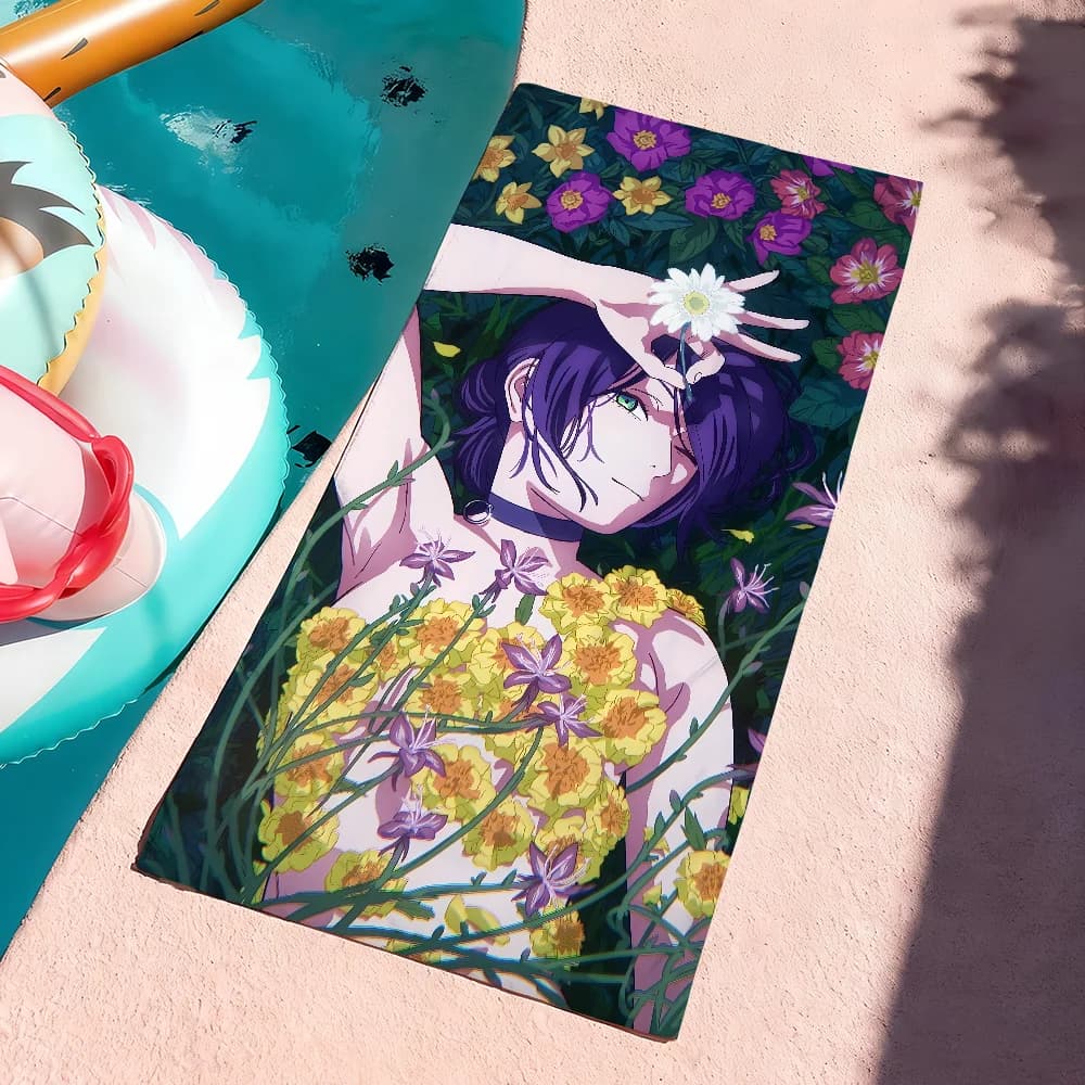 C-Chainsaw M-Man Il film R-Reze Arc Asciugamano Morbido Piscina Regalo per Viaggi Palestra Doccia Campeggio Sport ad Asciugatura Rapida Grandi Asciugamani da Spiaggia