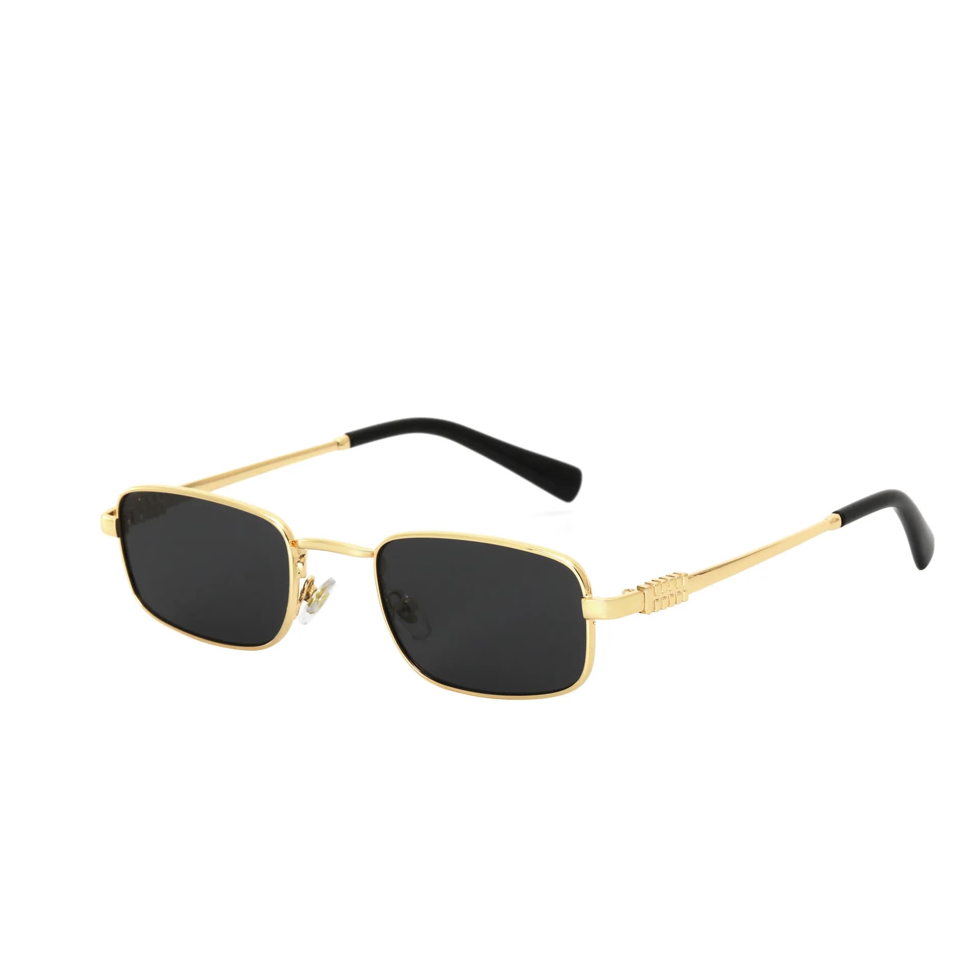 New Frame Men's Sunglasses Hip-hop Ins Hong Kong Style Sunglasses Women's Fashion Trendy Metal Sunglasses