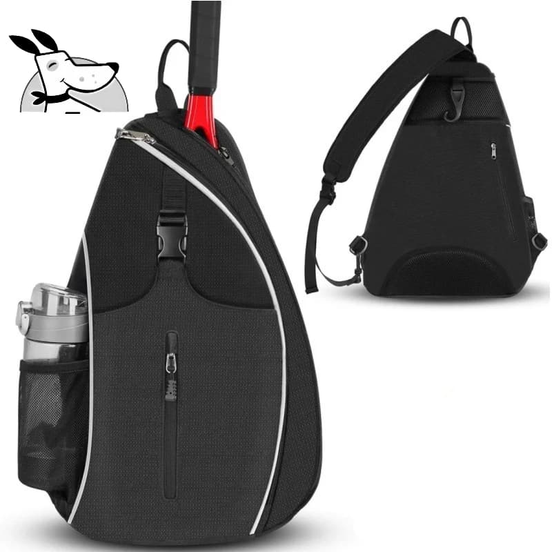 Borsa da tennis e badminton Oxford per sport all'aperto, borsa a tracolla per allenamento, zaino per racchette da pickleball, borse a tracolla
