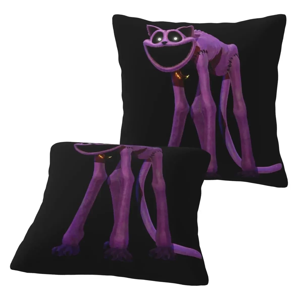 CATNAP Monster 2 pz. Fodera per cuscino quadrata con cerniera, decorativa e confortevole, per la casa e la camera da letto