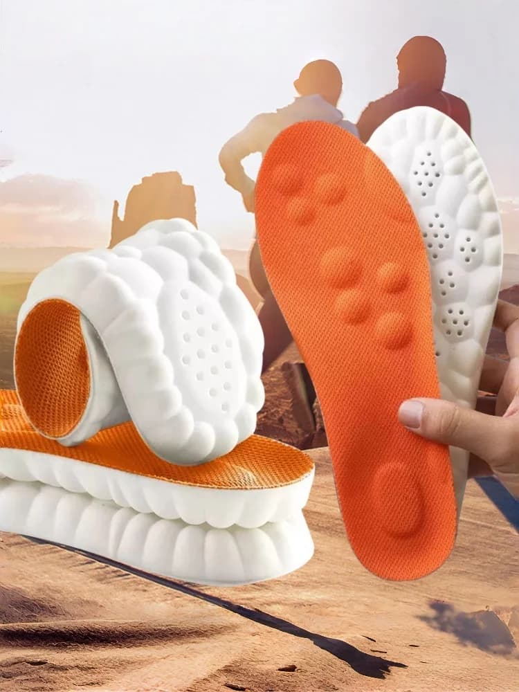 High Elasticity Soft Shoe Bearings Breathable Orthopaedic Deodorant Shock Absorption Bearing Plantar Bow Support