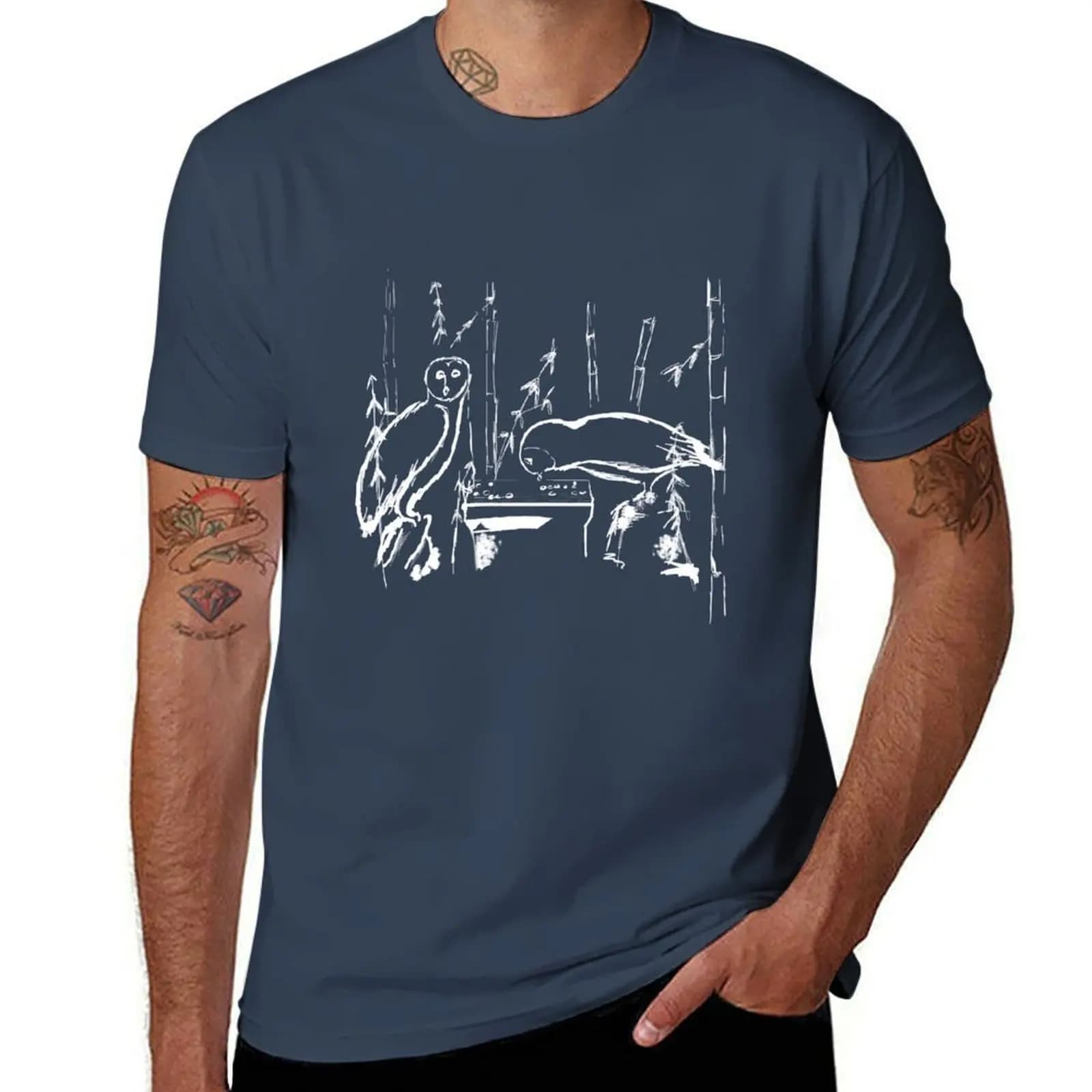 T-shirt Owls and Go Game, T-shirt estiva casual e comoda