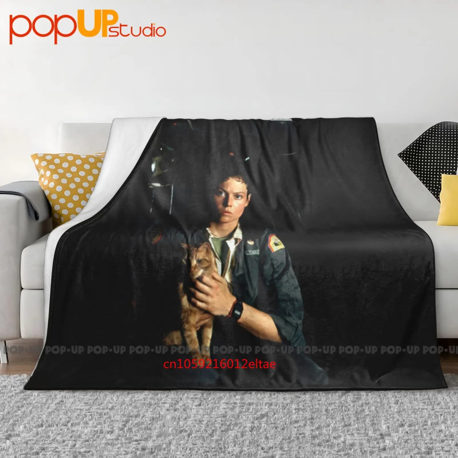Alien Ellen Ripley Jonsey Cat Xenomorph Ultra-Soft Blanket Quilt Winter Sofa Cover Bed Covers