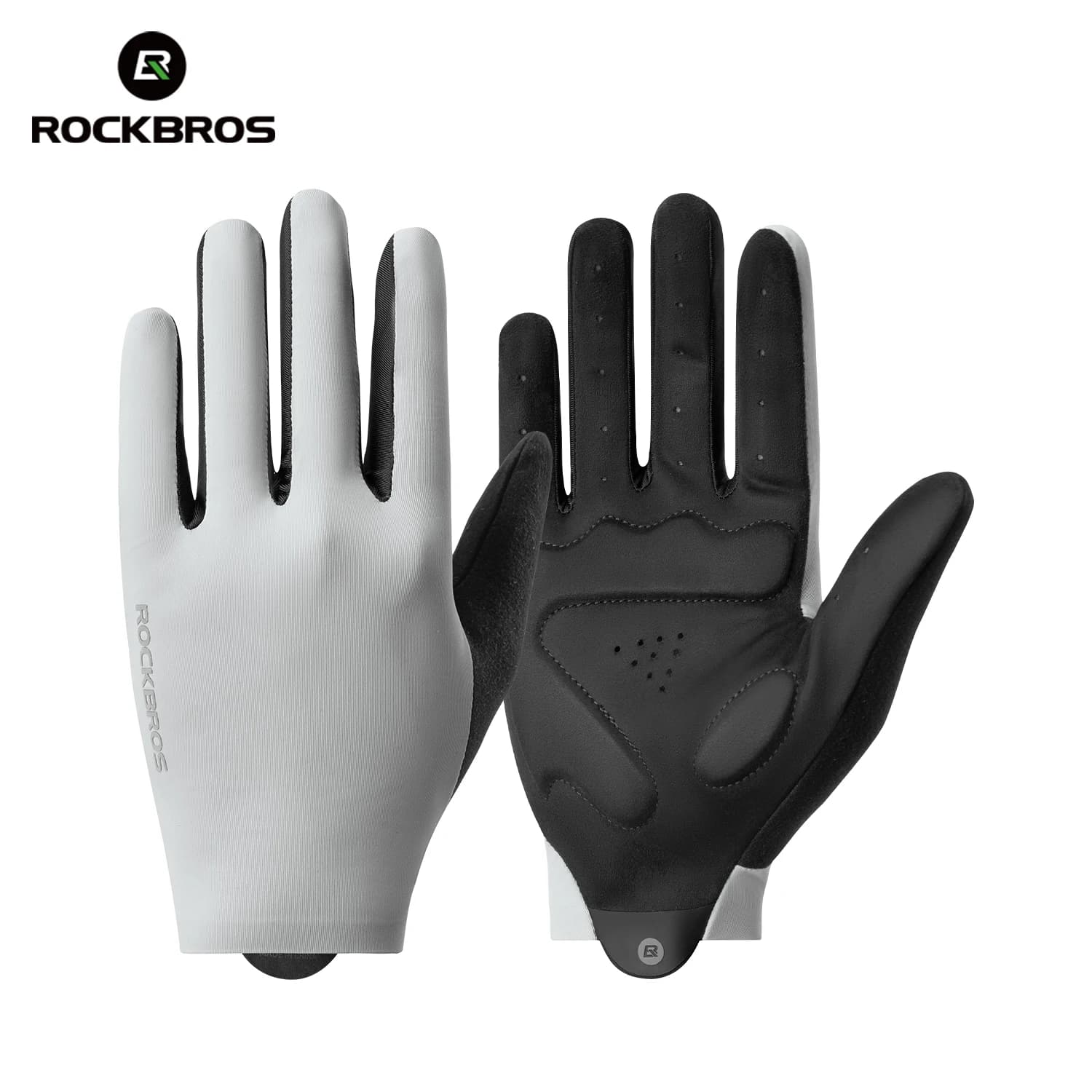 ROCKBROS cycling gloves spring autumn, breathable gloves for bicycle, outdoor touch screen gloves, shock and anti-slip gloves