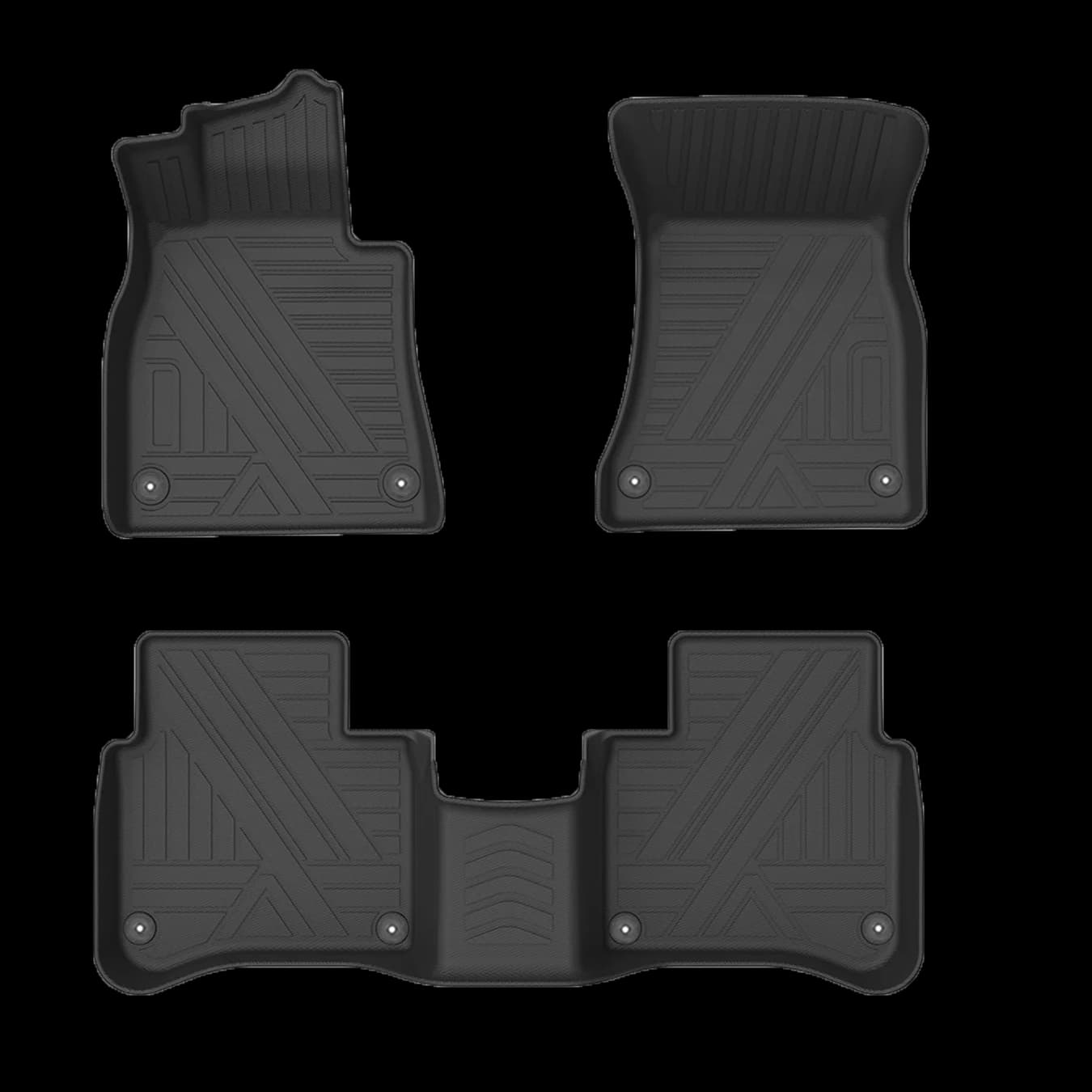 [LHD]S-class（5seats） 2014-2020 Four Seasons Waterproof and Anti-Slip TPE Floor Mat for Cars.