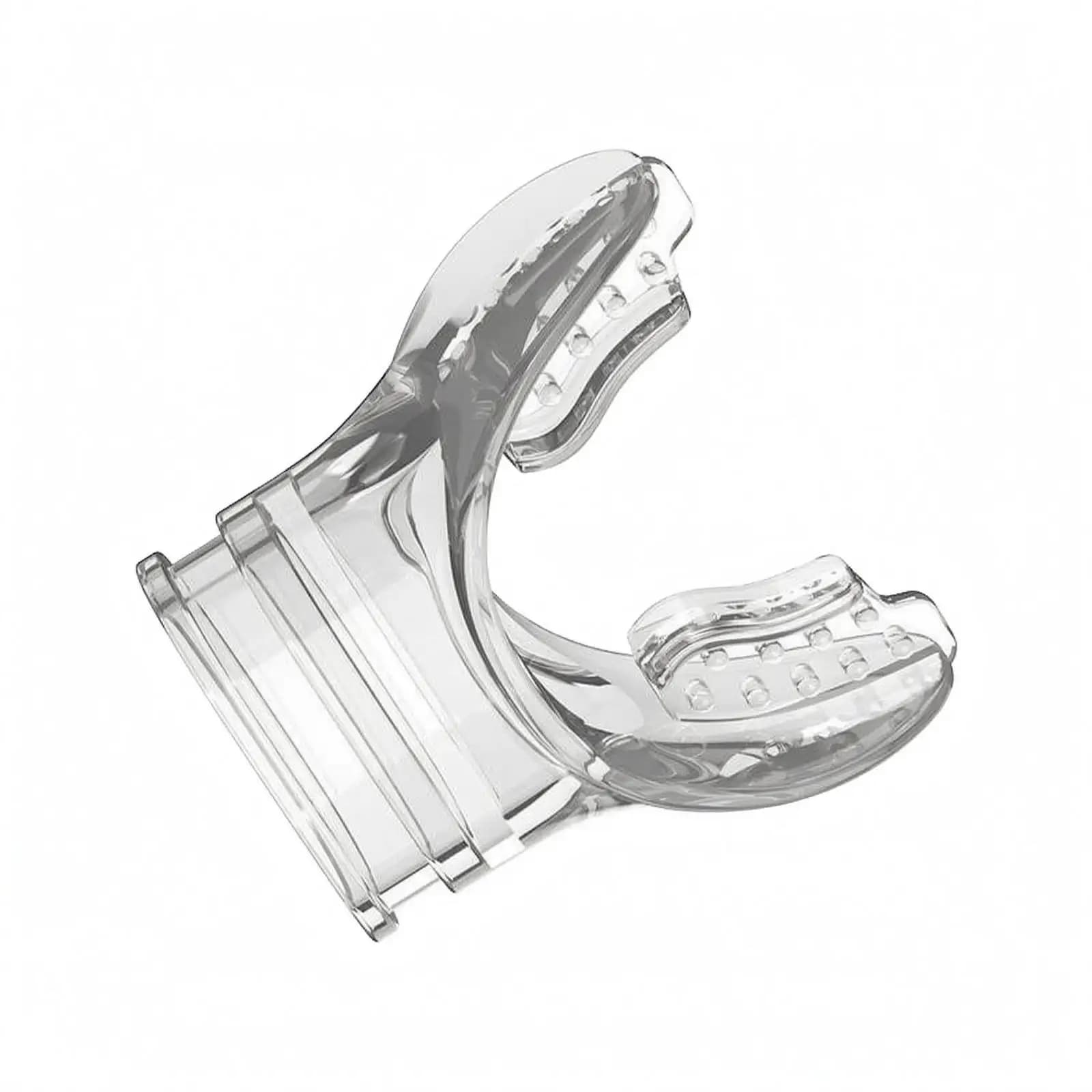 Curved Diving Mouthpiece Textured Inner Bite Snorkel Mouthpiece Secure Fit Accessory for Snorkeling Adventures