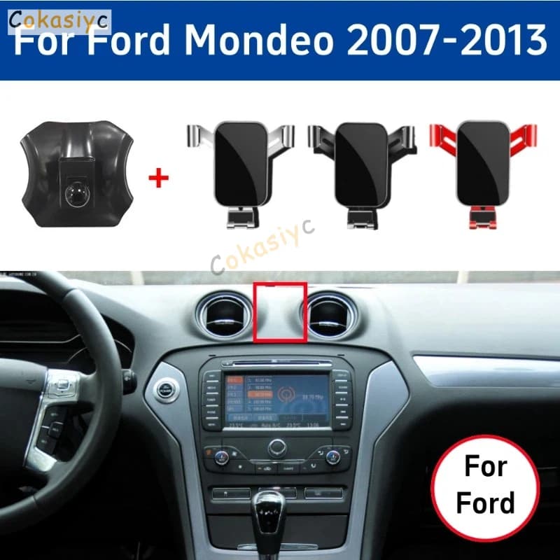 For Ford Mondeo 2007 2008 2009 2010-2013 Car Phone Holder Gravity Car Phone Air Vent Mount GPS Bracket Stand Car Accessories