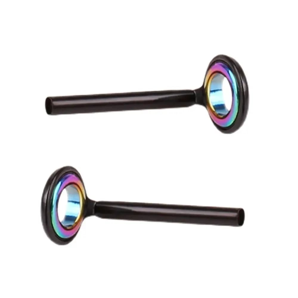 O Ring Stainless Steel Fishing Rod Guide 0.7mm-1.6mm Eye Ceramic Ring Oval Tea Box Accessories Fishing rod repair