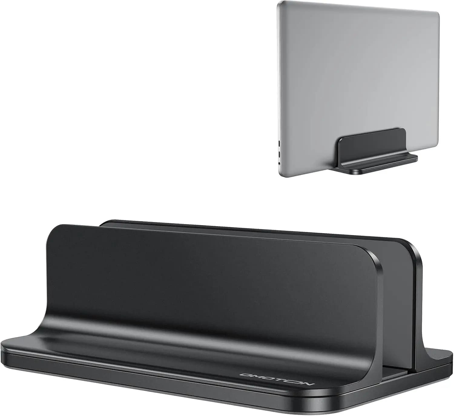 Supporto verticale per laptop, supporto da tavolo in alluminio per MacBook con dimensioni dock regolabili, adatto a tutti i MacBook, laptop da gioco