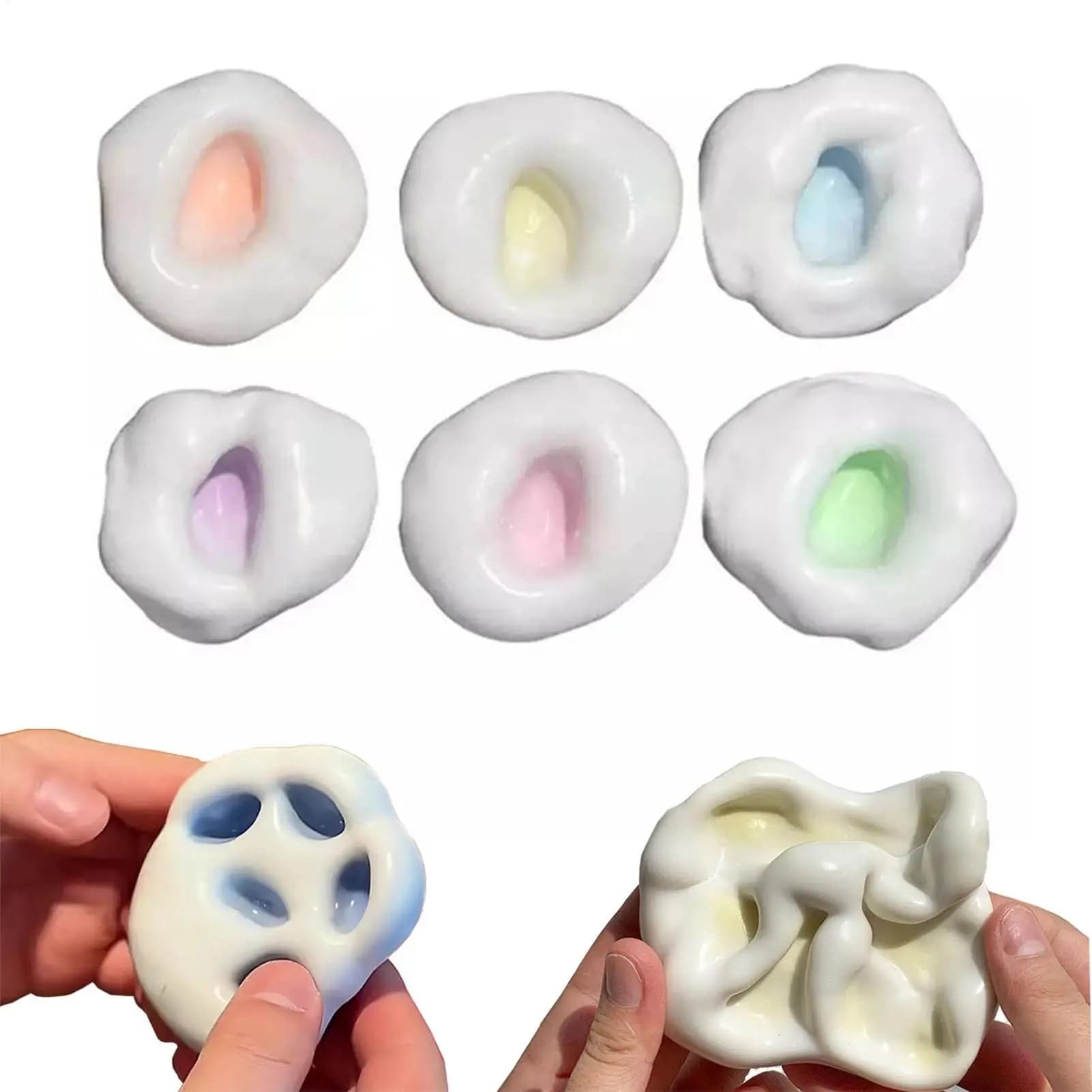 Giocattoli Antistress Morbidi e Carini, Palline Spremibili per Adolescenti, Bambini, Donne, Uomini, Adulti, Premi per Compleanni e Aula, Riempitivi per Sacchetti Regalo, per Ragazzi e Ragazze