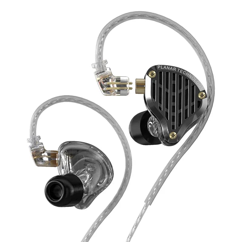 NUOVO KZ PR3 In Ear 13.2MM Driver planare Auricolari cablati HiFi Bass Monitor Auricolari Sport Auricolare cablato PR2 PR1 ZAS ZAR