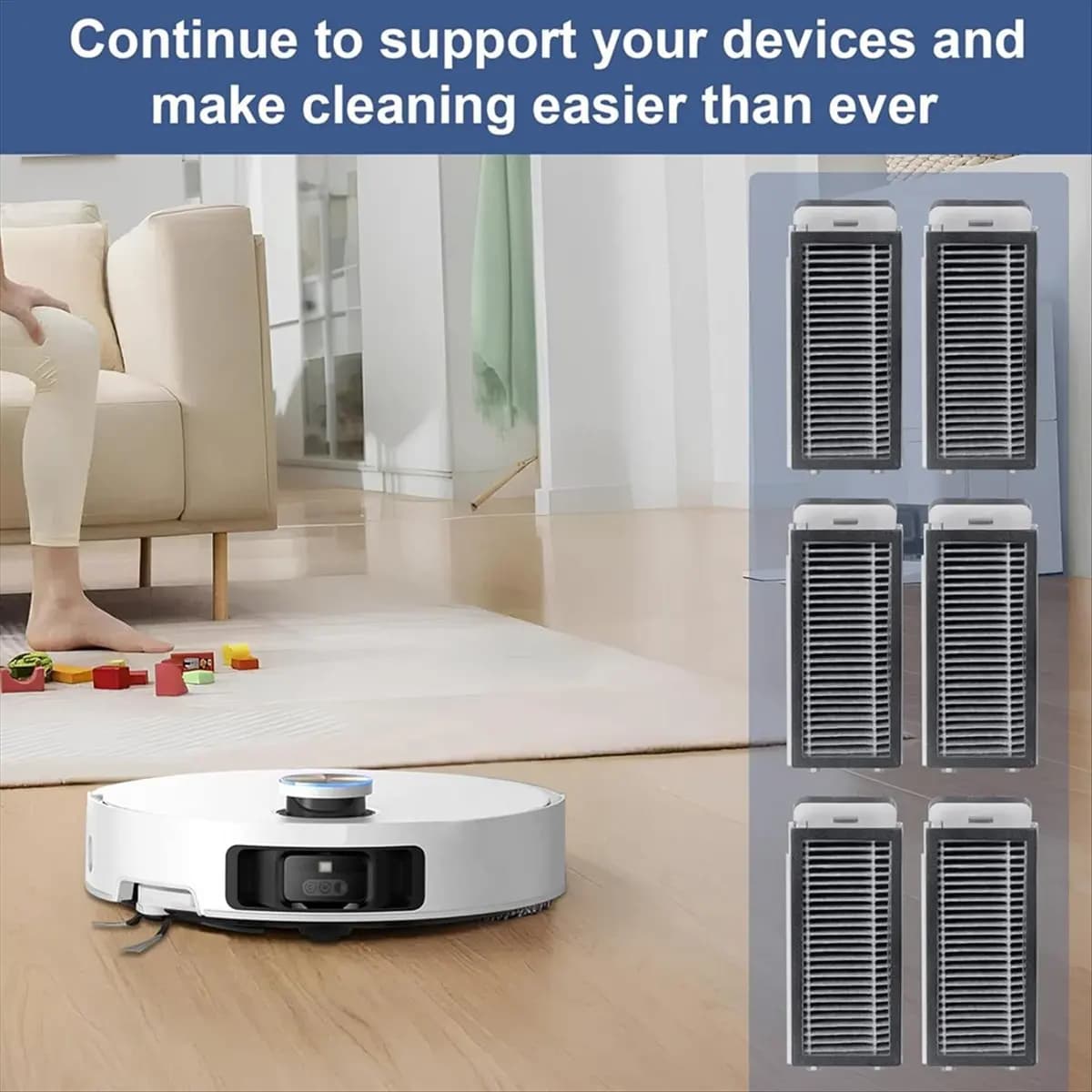 Filtro HEPA AA96 per Robot Aspirapolvere Dream X50 Ultra Complete / L50 Pro Ultra / X50 Master - Ricambi