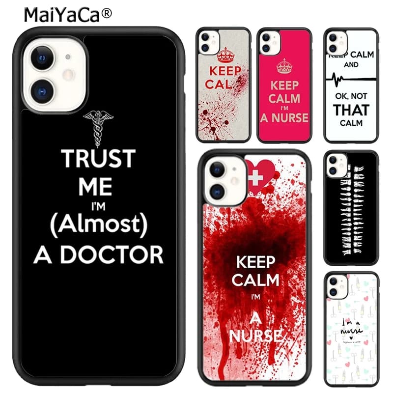 Custodia per telefono MaiYaCa Doctor Nurse Medical Medicine Health per iPhone 17 Air 16 Pro Max 15 14 Plus 12 13 Cover Coque