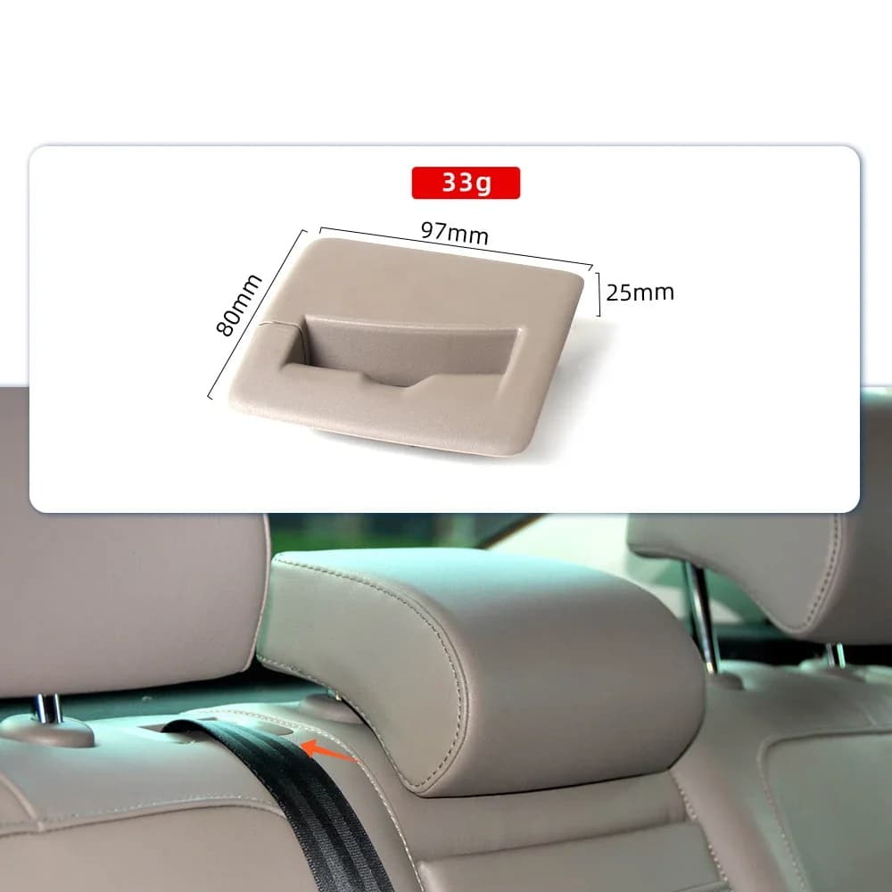 For VW Passat B6 B7L CC Back Safety Belt Trim Cover Black Grey Beige Safety Belt Guide OEM 3C0857781 3C0 857 781 Car Accessories