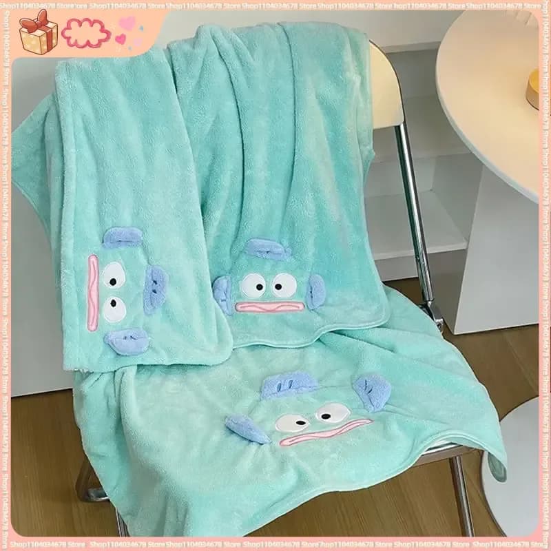 Kawaii Hangyodon Bath Towel in Coral Velvet for Women, Cartoon Hair Dryer Hat, Kawaii Bath Gonna, Cute Towel, Home Toiletry, Girls Gift