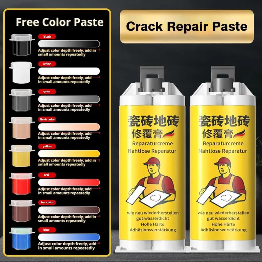 Multifunctional Tile Stone Crack Repair Kit Adhesive Ceramic Repair Glue Marble Floor Sink Cracks With Super Adhesio Tool
