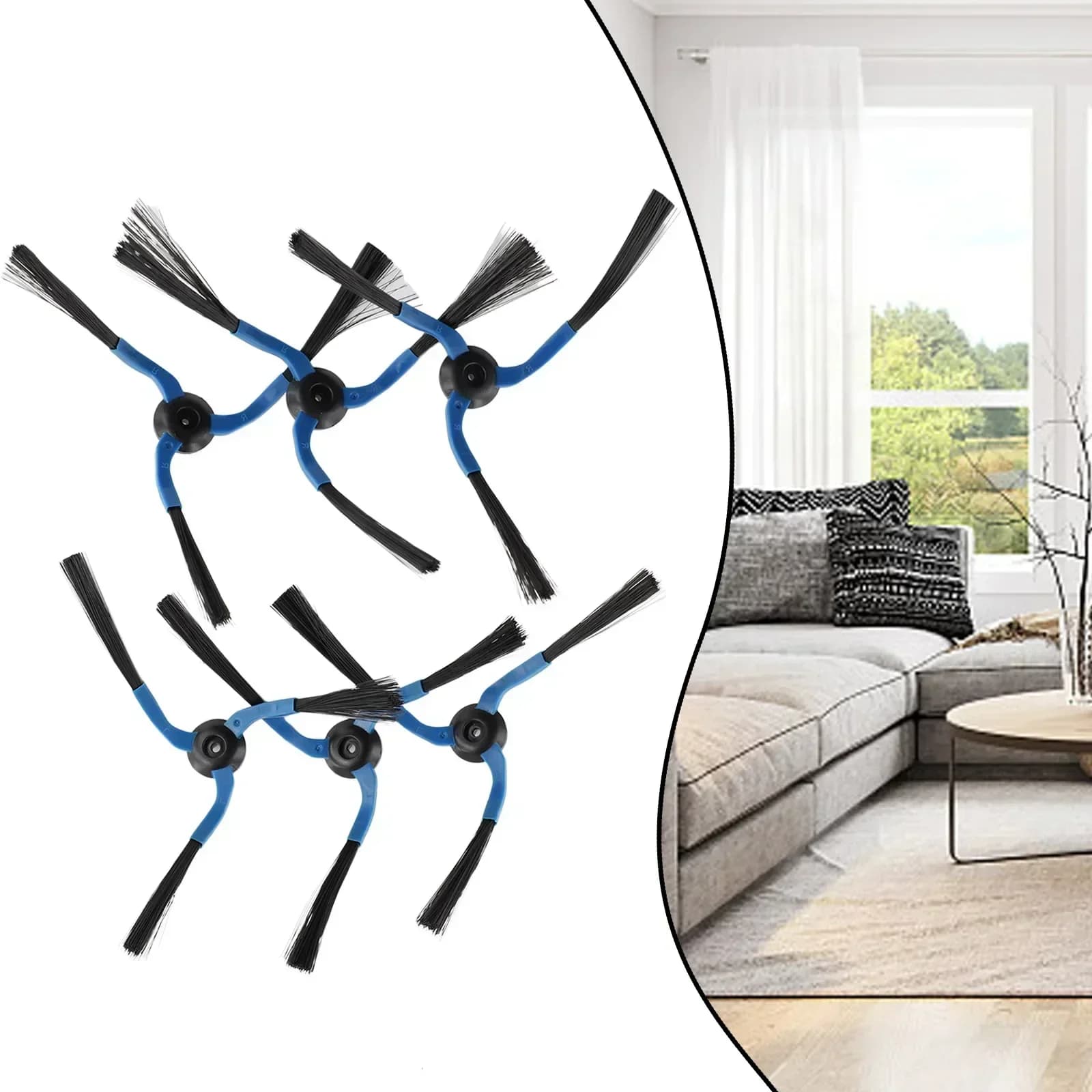 3 paia di spazzole laterali per aspirapolvere robot Samsung Navibot per VC-RM84V e SR8845 accessori per strumenti di pulizia spazzola laterale