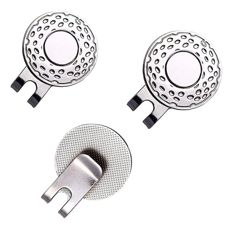 Golf Ball Mark With Golf Hat Clip Magnetic Outdoor Alloy Golf Marker Supplies