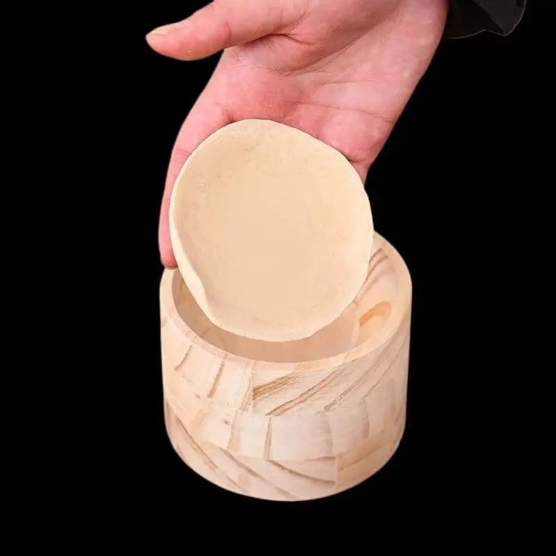 Pressa per Ravioli in Legno, Stampo e Strumento Manuale per Impastare, Strumento per Arrotolare la Pasta, Strumento Rapido per Fare Involtini e Sfoglie