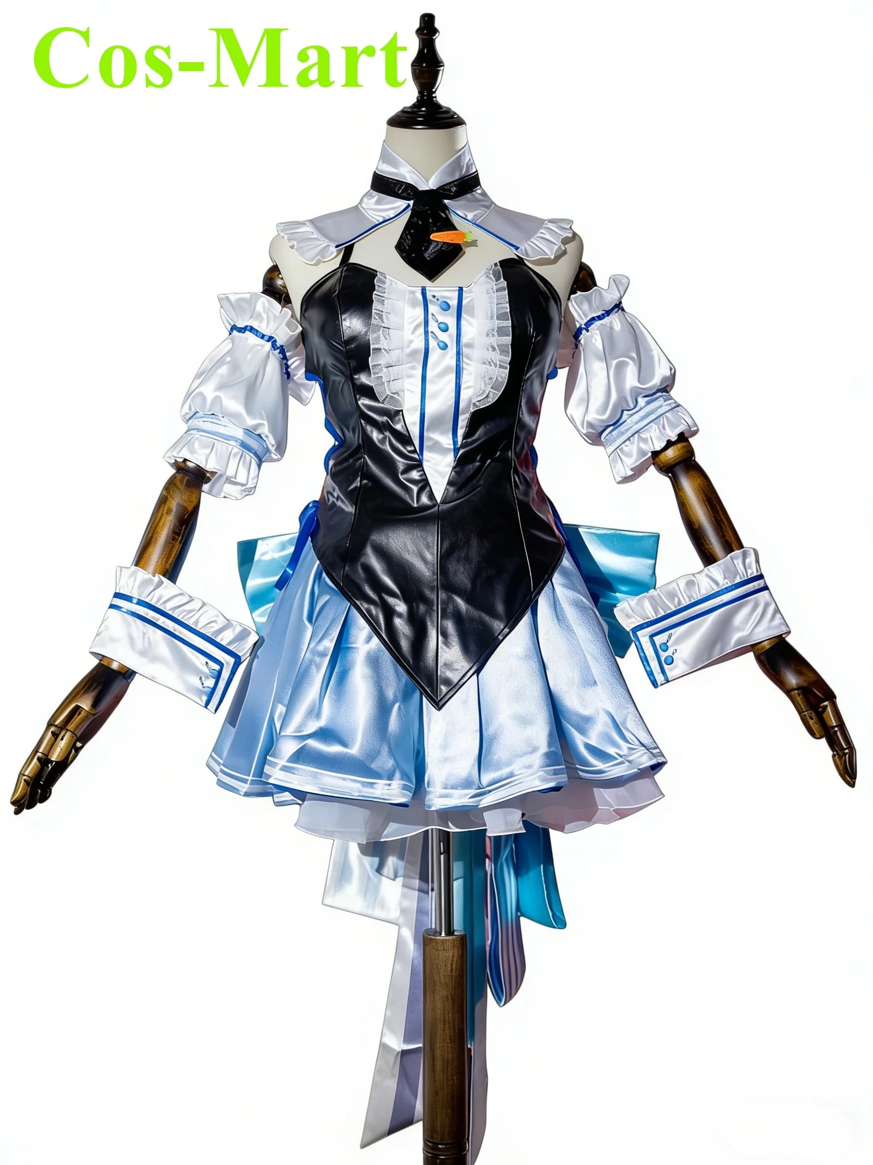 Cosplay Costume Use Cos-Mart Pekora, White Rabbit Dress for Virtual Youtuber, Women's Dress for Party and Role Games, Halloween Clothing