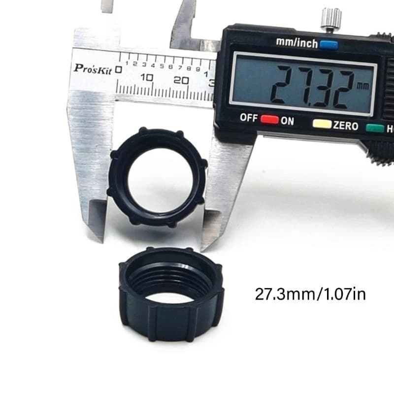 K0EA Dadi fissaggio in plastica per adattatori con testa a da 17 mm vari supporti, inclusi supporti per tablet e