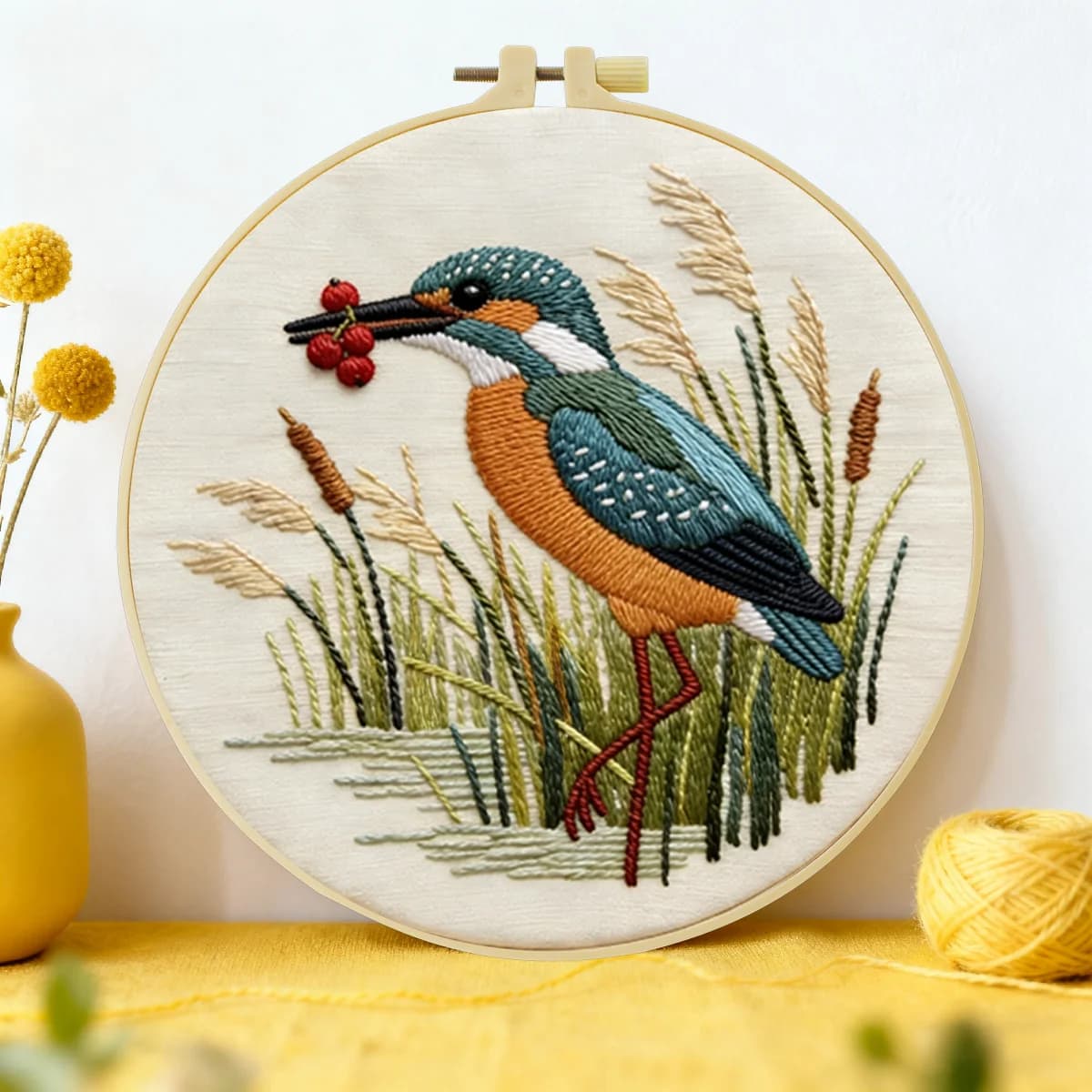 1 pz 20X20 CM/15X15 CM 7.87/6.3 pollici Uccello Ricamo Starter Kit FAI DA TE kit di ricamo FAI DA TE manualidades Mestiere Pittura cucito arte