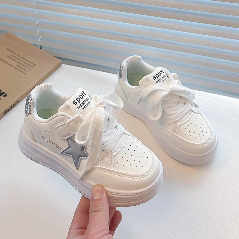 Scarpe da Corsa Casual per Ragazze, Nuove Sneakers Sportive Primaverili ed Estive per Studentesse, Eleganti e Versatili, Sneakers Bianche