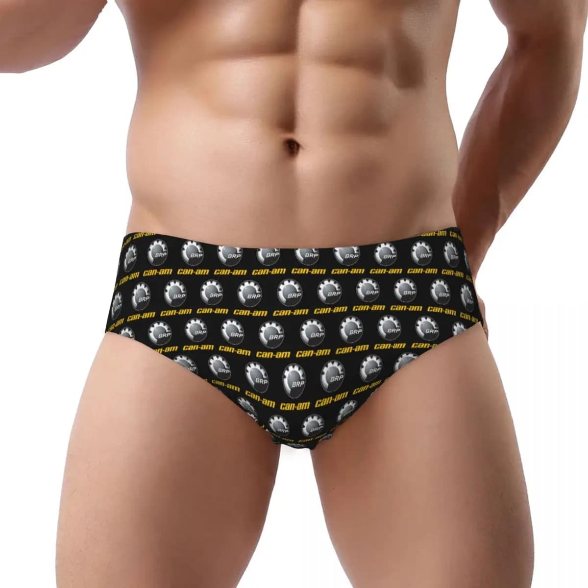 Uomo personalizzato BRP ATV unisex Can Am Logo mutande slip traspiranti intimo