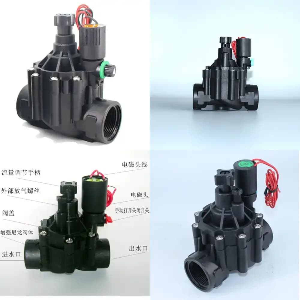Valvola solenoide wireless solare per irrigazione a goccia e irrigazione a spruzzo con controllo automatico agricolo