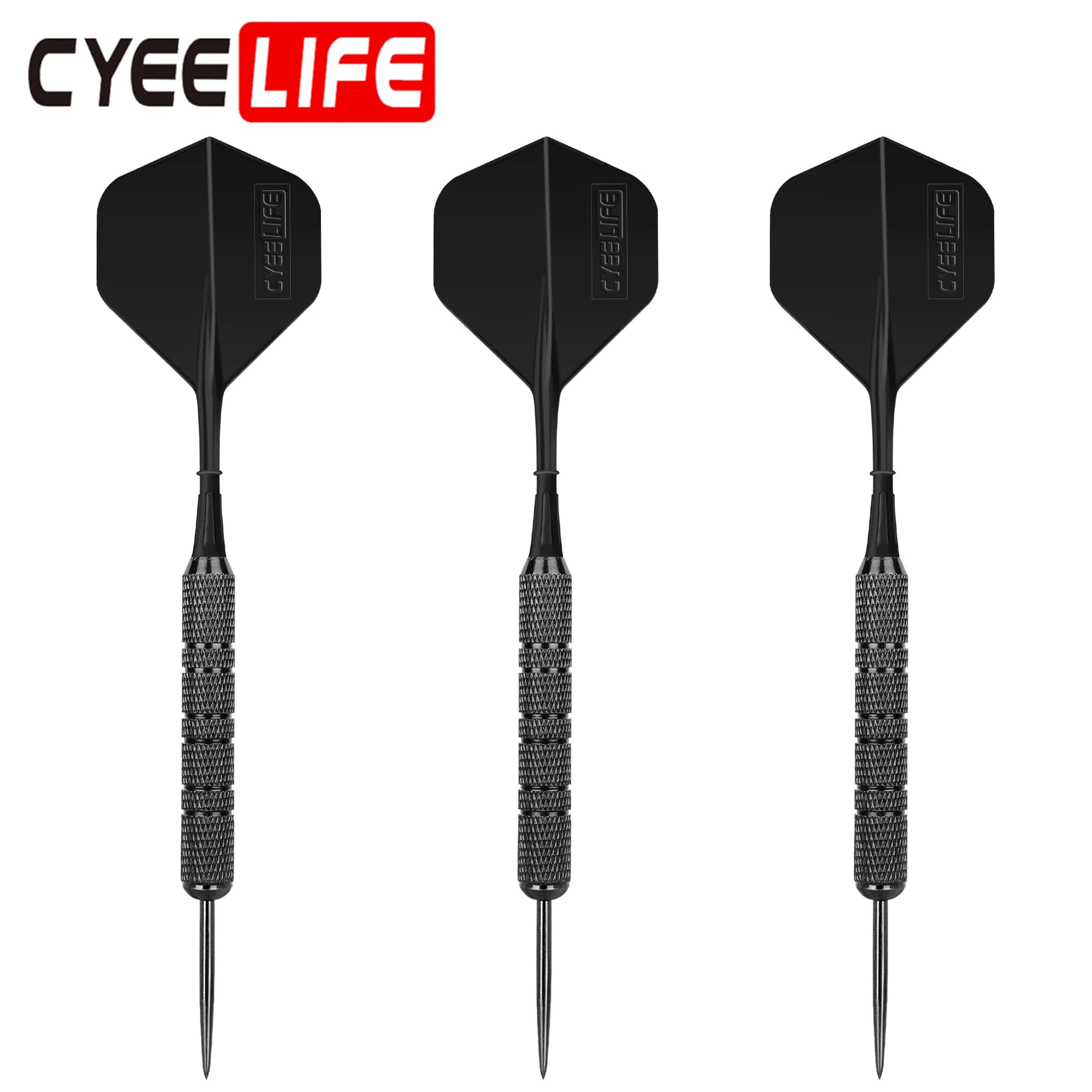 Freccette con punta in acciaio professionale CyeeLife 20g con nuovi alberi monopezzo non cadere e non facili da rompere