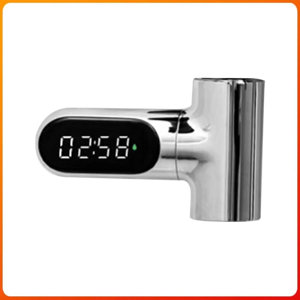 Termometro per Doccia con Display LED Digitale, Misuratore di Temperatura dell'Acqua Rotante a 360 Gradi per Bagno