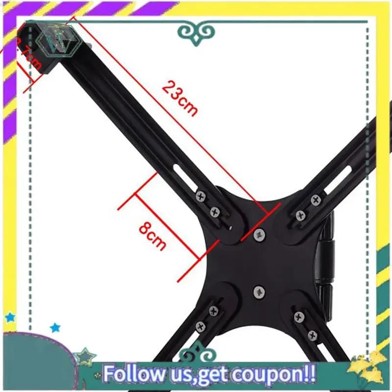 NEW VESA mounting kit for 19 to 27 inch LCD monitor screen, mounting bracket 75 mm and 100 mm, Stand-VAD1
