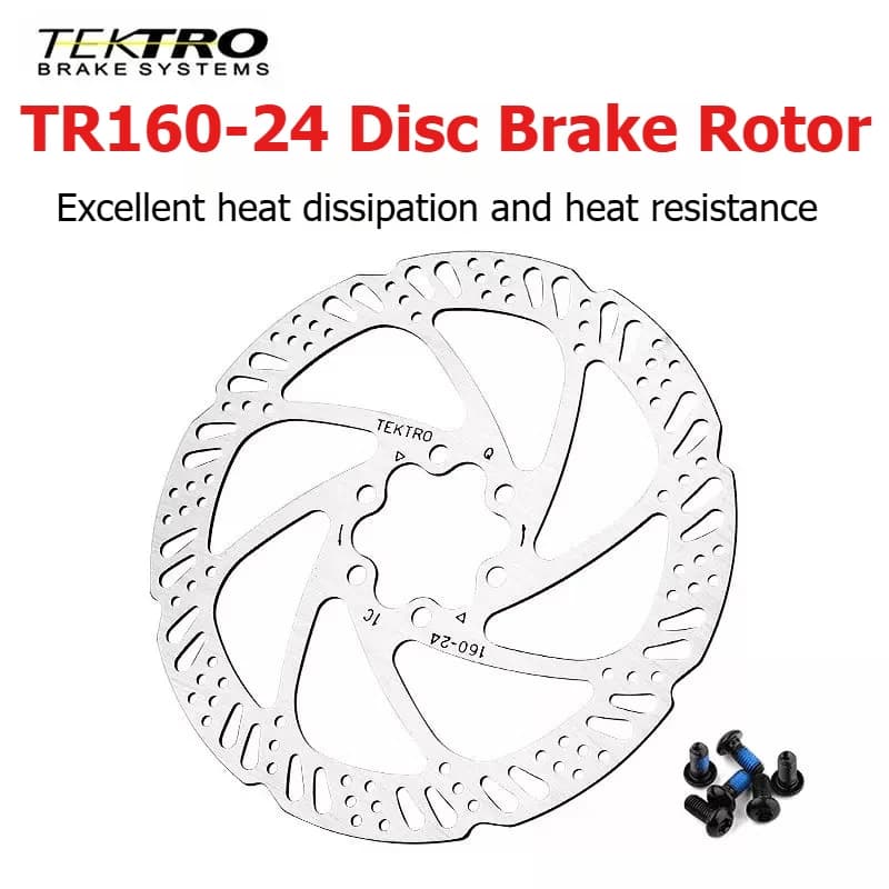 TEKTRO Bicycle Disc Brake Rotor 160/180 Stainless Steel Mountain Bike Hydraulic Disc Brake Rotor For MTB/Road Bike