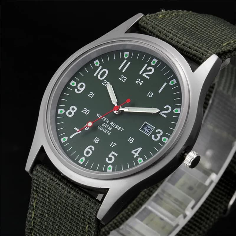 Orologi da Polso da Uomo di Marca Economici, alla Moda, Casual, con Cinturino in Nylon, Sportivi, Militari, con Data, al Quarzo, Fluorescenti, Regalo, Relogio Masculino