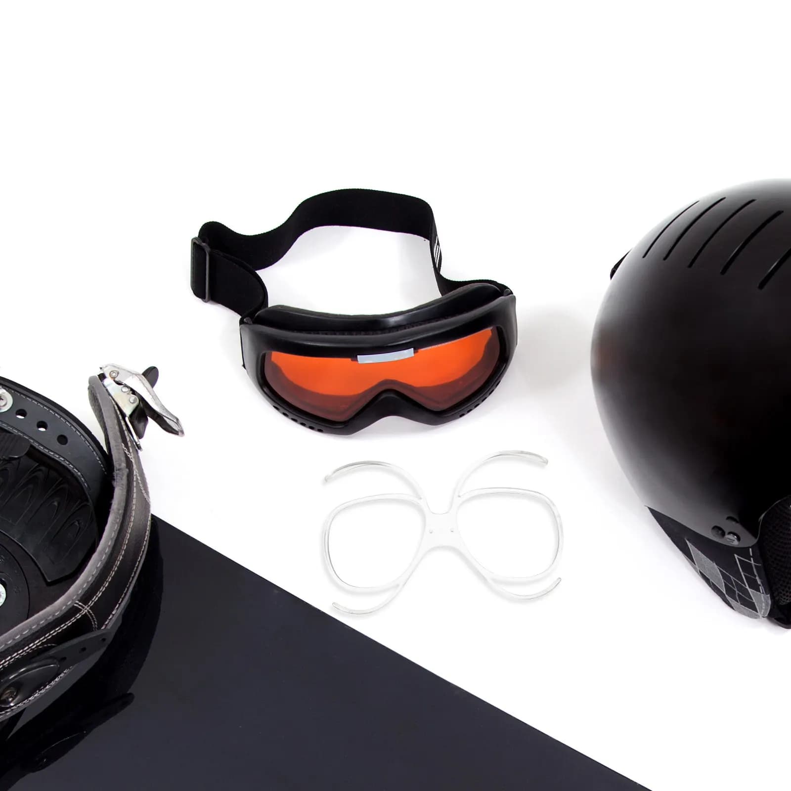 Montatura Interna Universale per Occhiali da Sci, Resistente agli Urti, Compatibile con Occhiali da Snowboard e Moto, Occhiali Sportivi